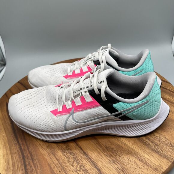 Nike Air Zoom Pegasus 34 Shoes Womens 11 White Running Comfort Walking Sneakers - Picture 3 of 8